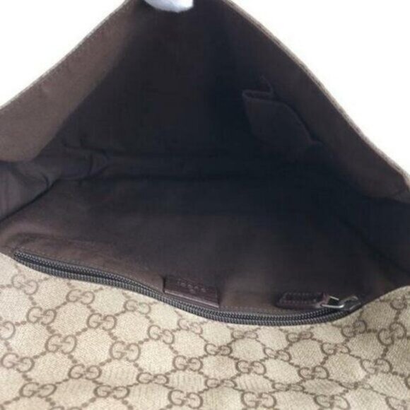 Authentic Gucci GG Sherry Supreme Web Messenger Bag Monogram Flap Ophidia - Picture 11 of 11